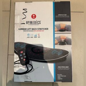 NIB Homedics Lumbar Massager with Heat and Vibration